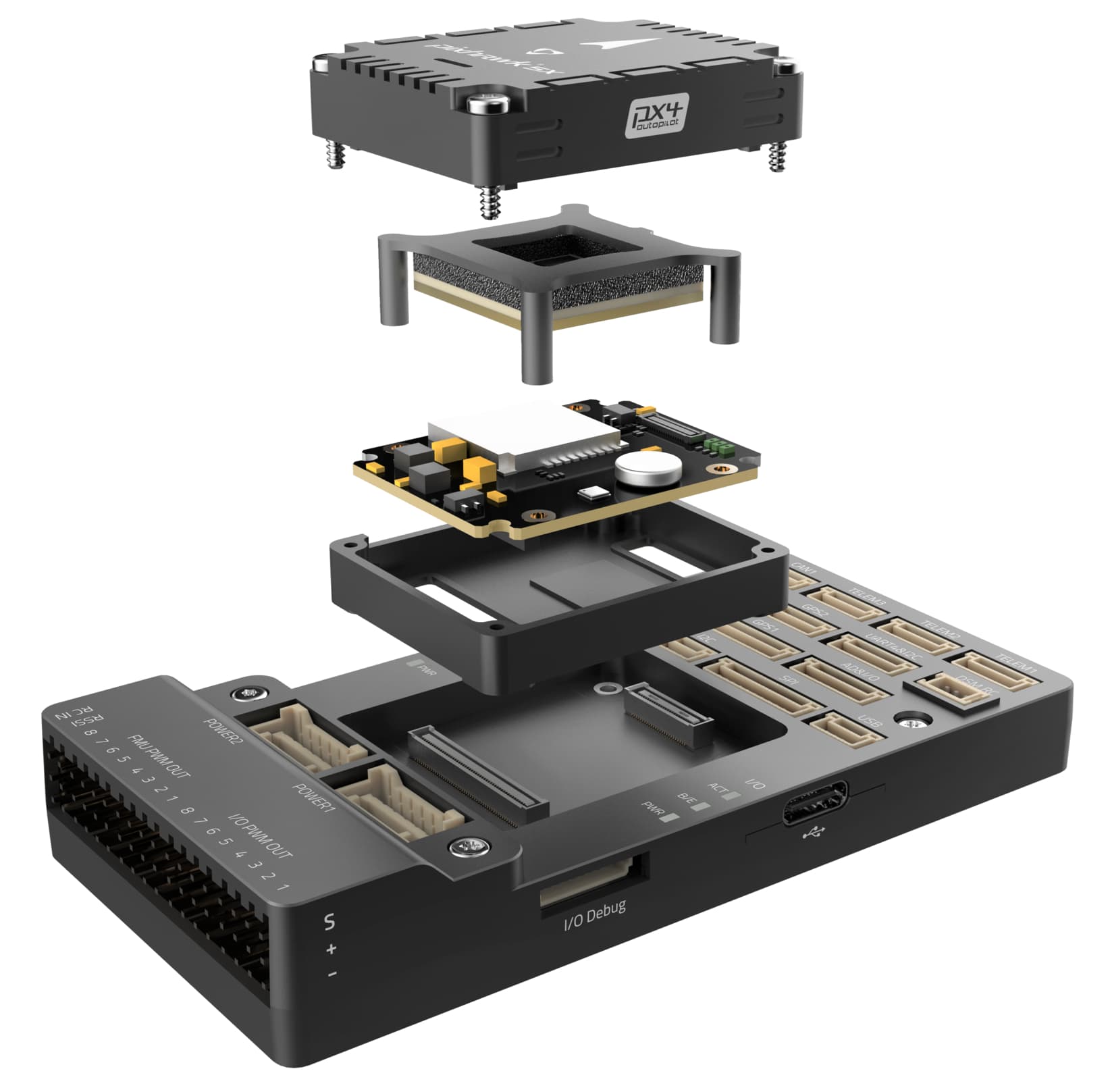 Pixhawk5x Exploded Image